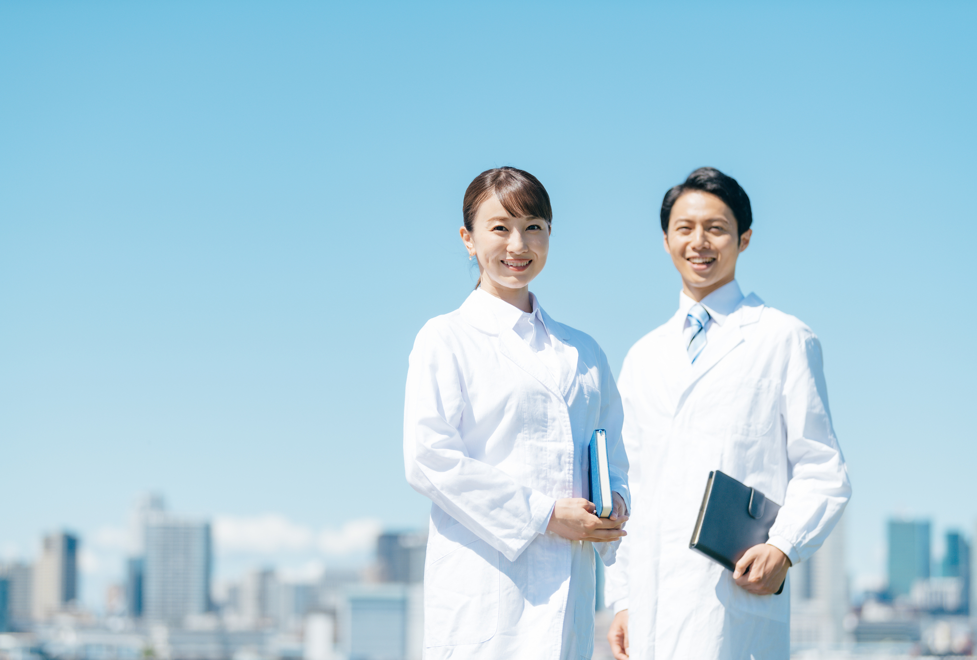男性医師と女性医師